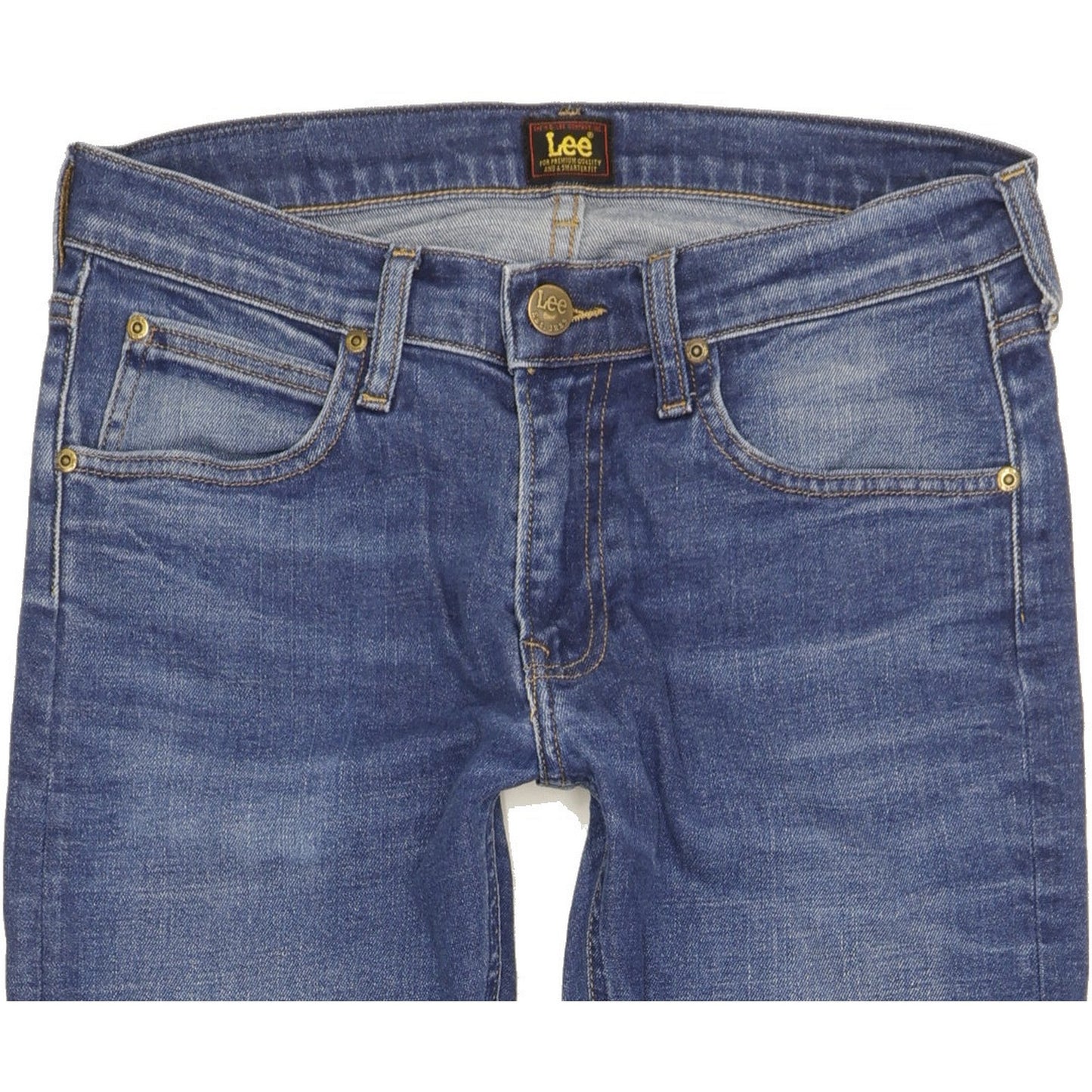 Lee Luke Men Blue Skinny Slim Stretch Jeans W29 L31