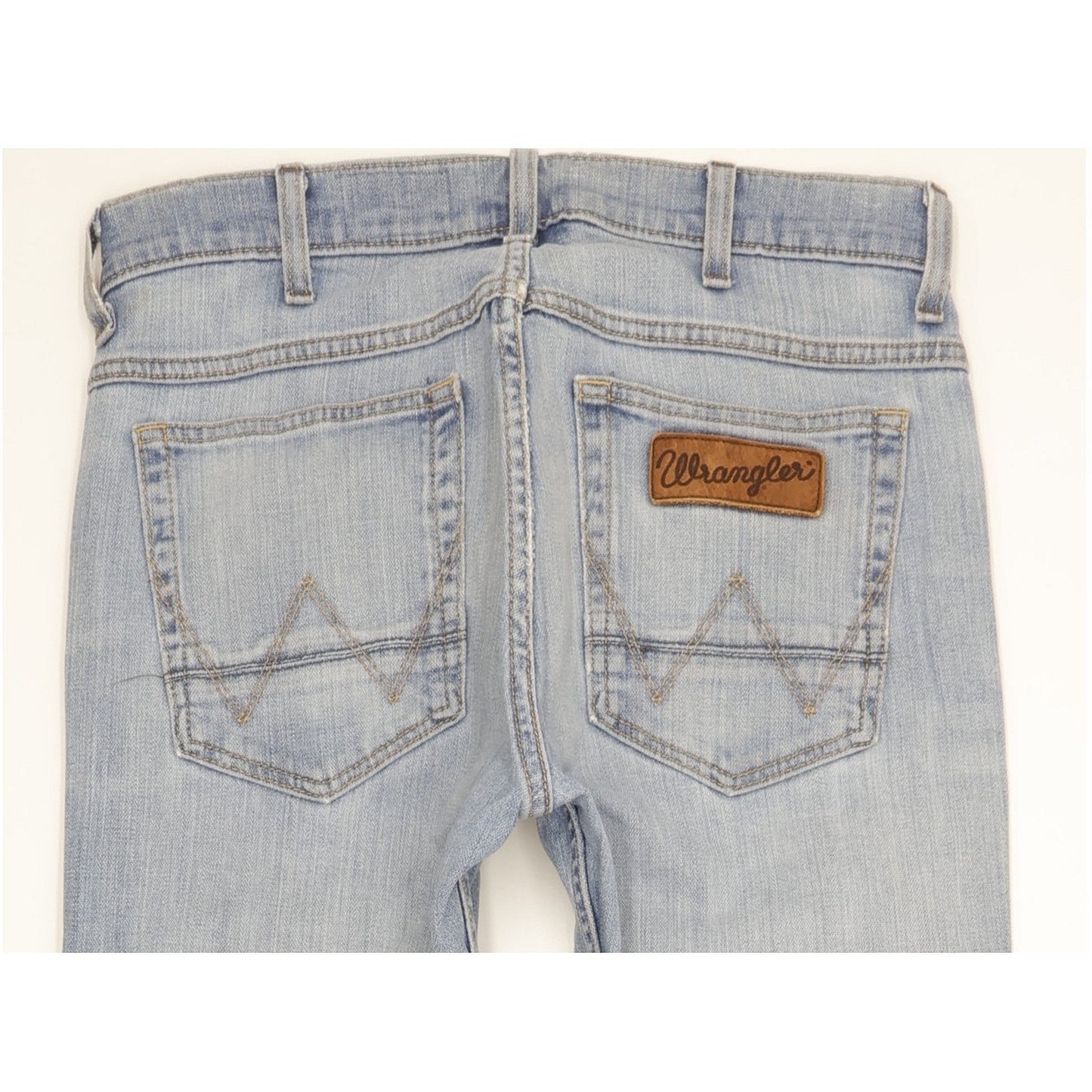 Wrangler Greensboro Men Blue Straight Regular Stretch Jeans W30 L32