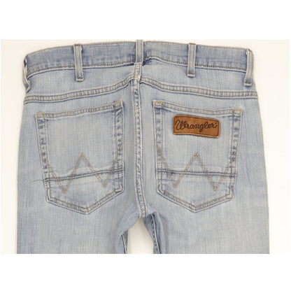Wrangler Greensboro Men Blue Straight Regular Stretch Jeans W30 L32