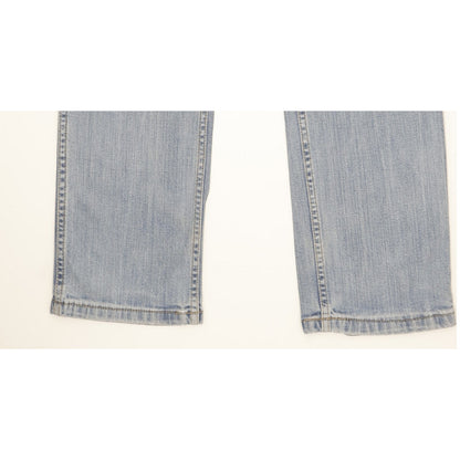 Wrangler Greensboro Men Blue Straight Regular Stretch Jeans W30 L32