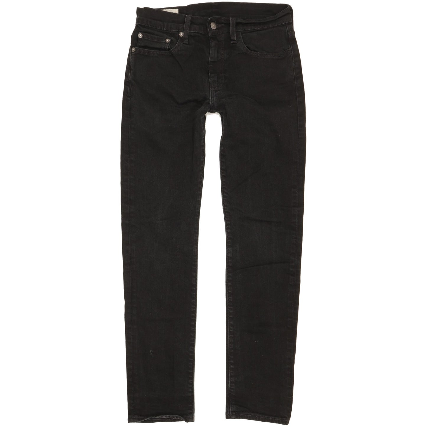 Levi's 502 Men Black Tapered Regular Stretch Jeans W28 L29