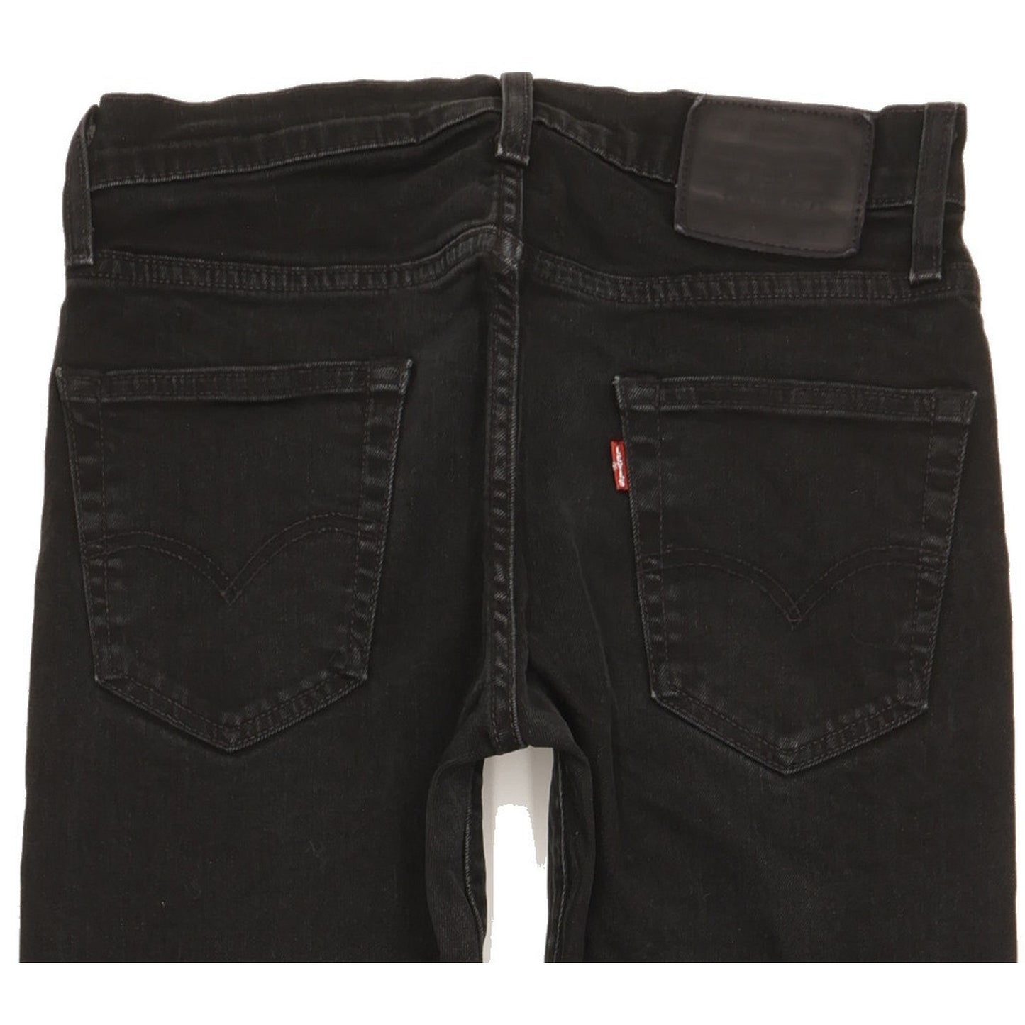 Levi's 502 Men Black Tapered Regular Stretch Jeans W28 L29