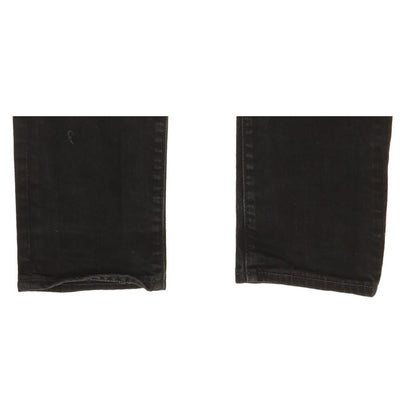 Levi's 502 Men Black Tapered Regular Stretch Jeans W28 L29