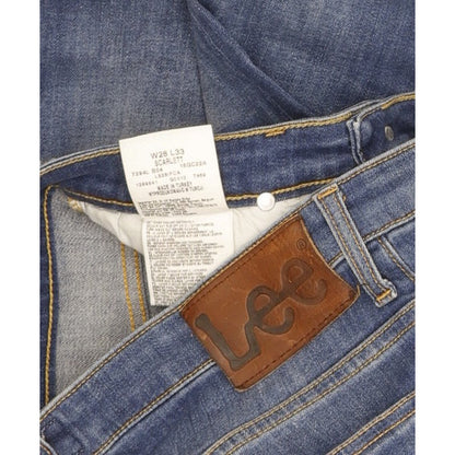 Lee Scarlett Women Blue Skinny Slim Stretch Jeans W28 L31