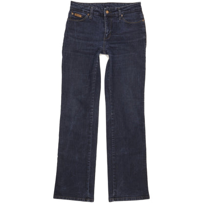 Wrangler Men Blue Bootcut Slim Stretch Jeans W28 L31