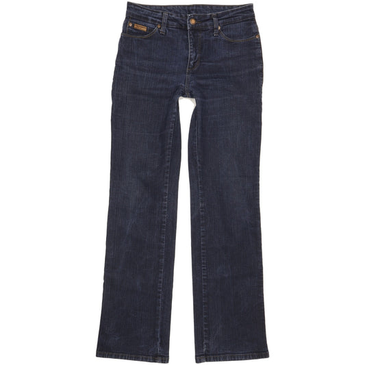Wrangler Men Blue Bootcut Slim Stretch Jeans W28 L31