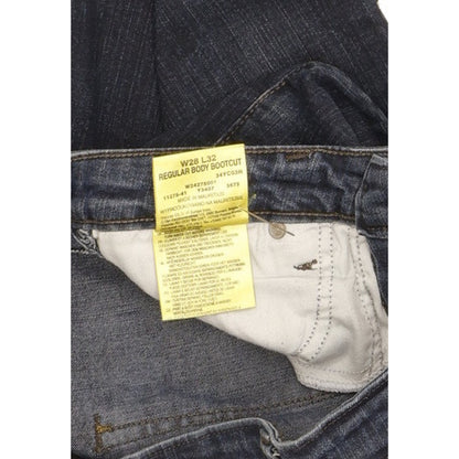 Wrangler Men Blue Bootcut Slim Stretch Jeans W28 L31