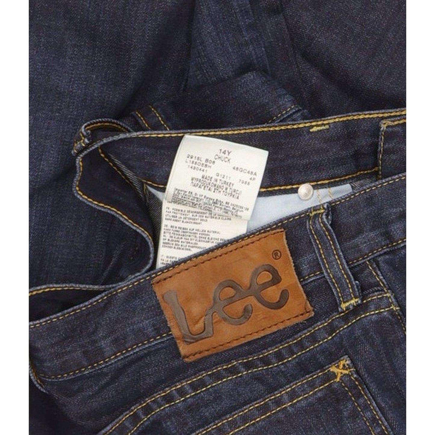 Lee Chuck Kids Blue Straight Regular Jeans W30 L31