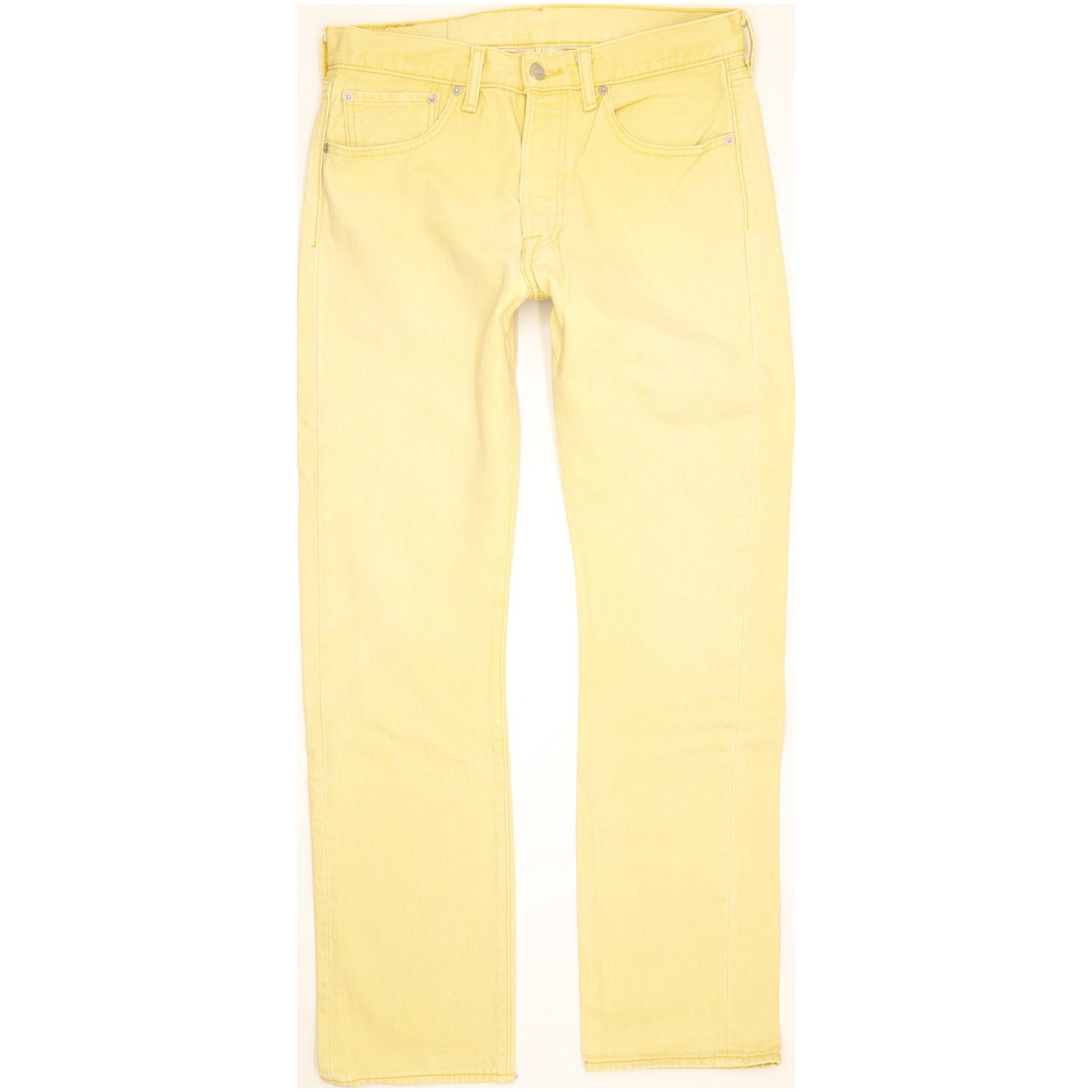 Levi's 501 Men Yellow Straight Regular Jeans W32 L31