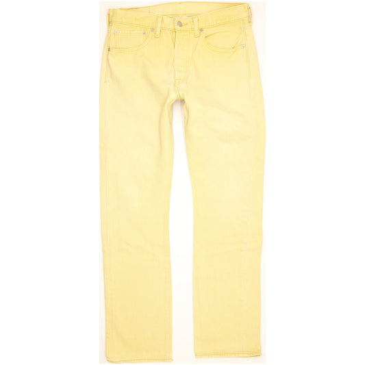 Levi's 501 Men Yellow Straight Regular Jeans W32 L31