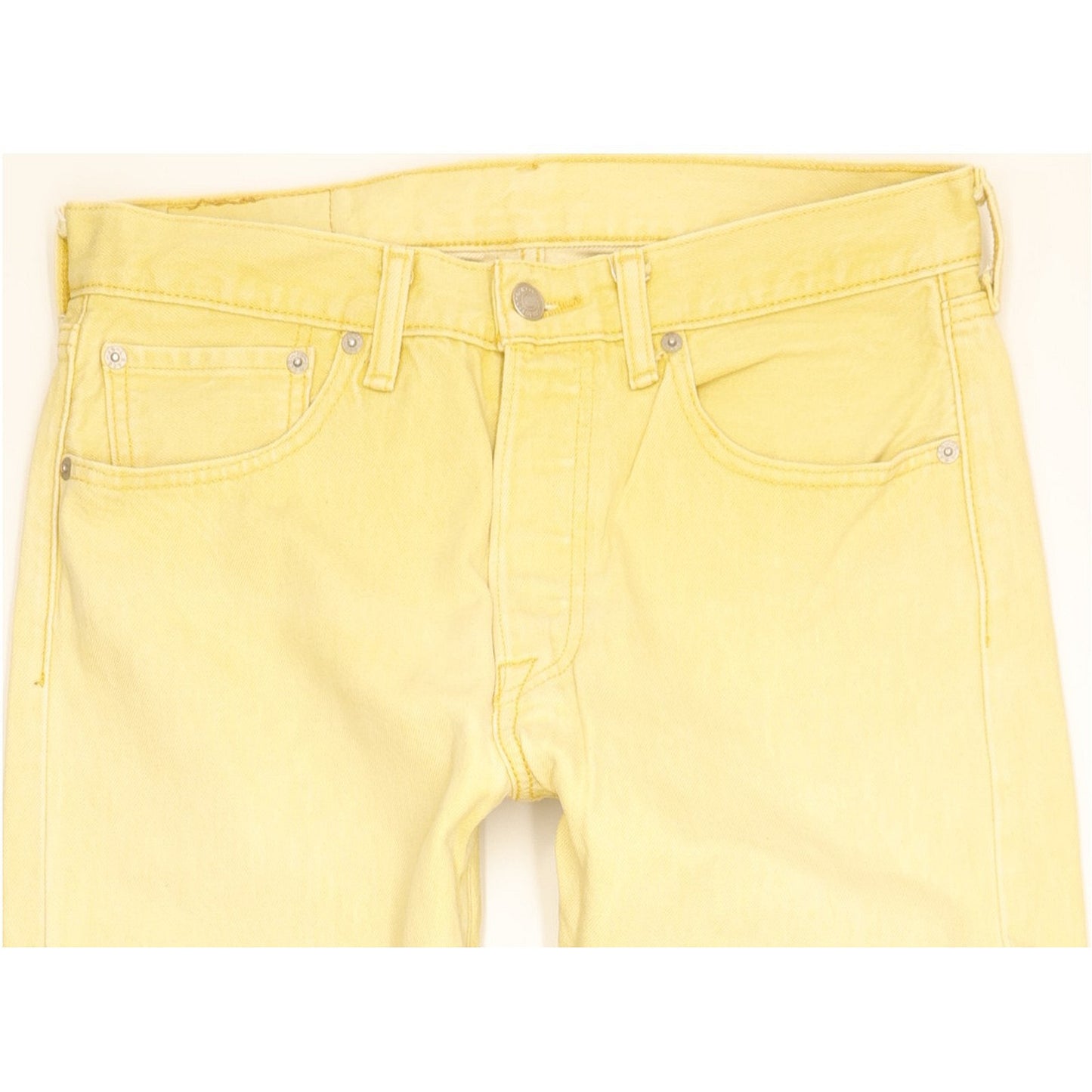 Levi's 501 Men Yellow Straight Regular Jeans W32 L31