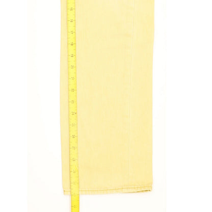 Levi's 501 Men Yellow Straight Regular Jeans W32 L31