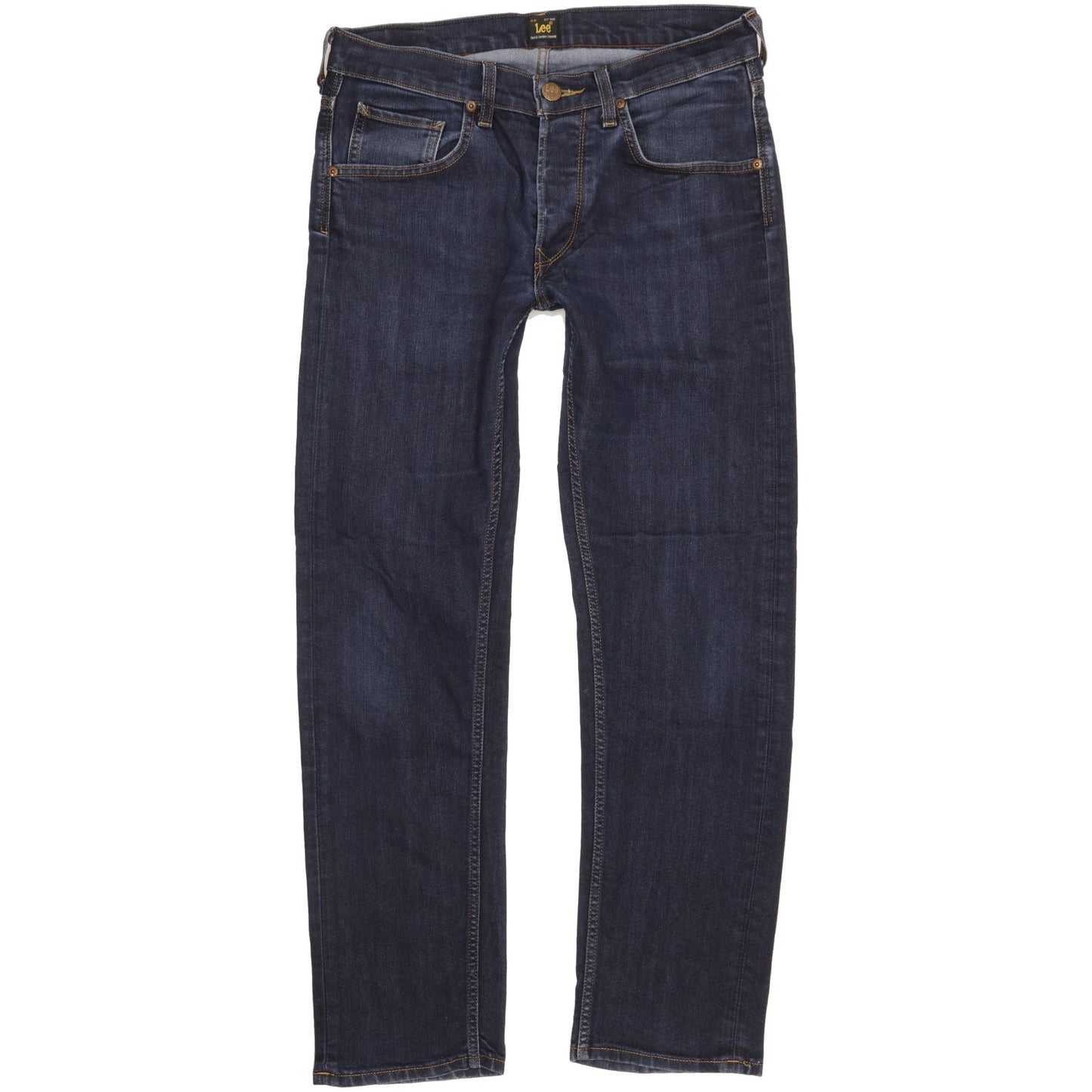 Lee Daren Men Blue Straight Slim Stretch Jeans W31 L30