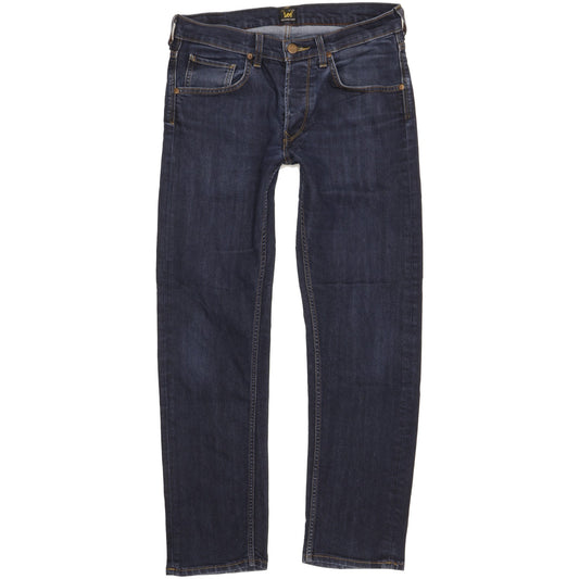 Lee Daren Men Blue Straight Slim Stretch Jeans W31 L30