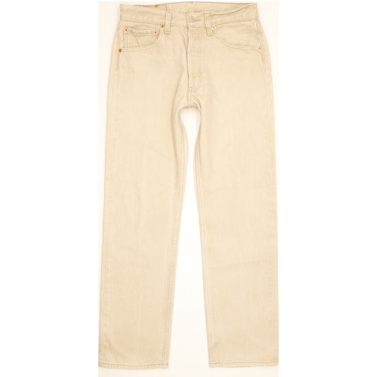 Levi's 501 Men Beige Straight Regular Jeans W31 L30