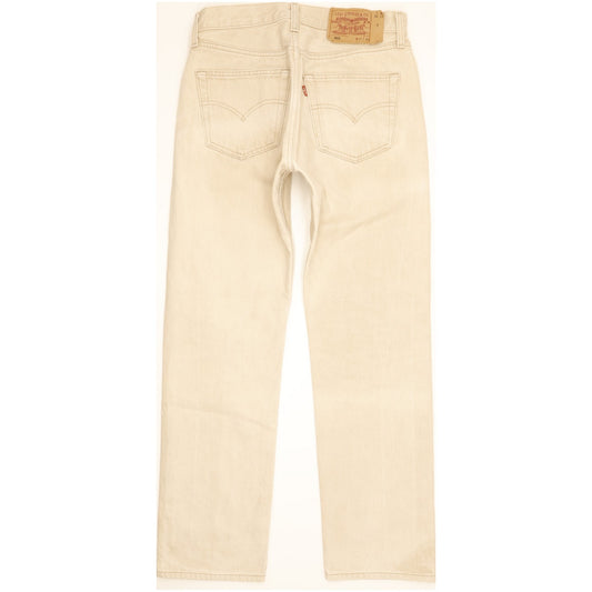 Levi's 501 Men Beige Straight Regular Jeans W31 L30