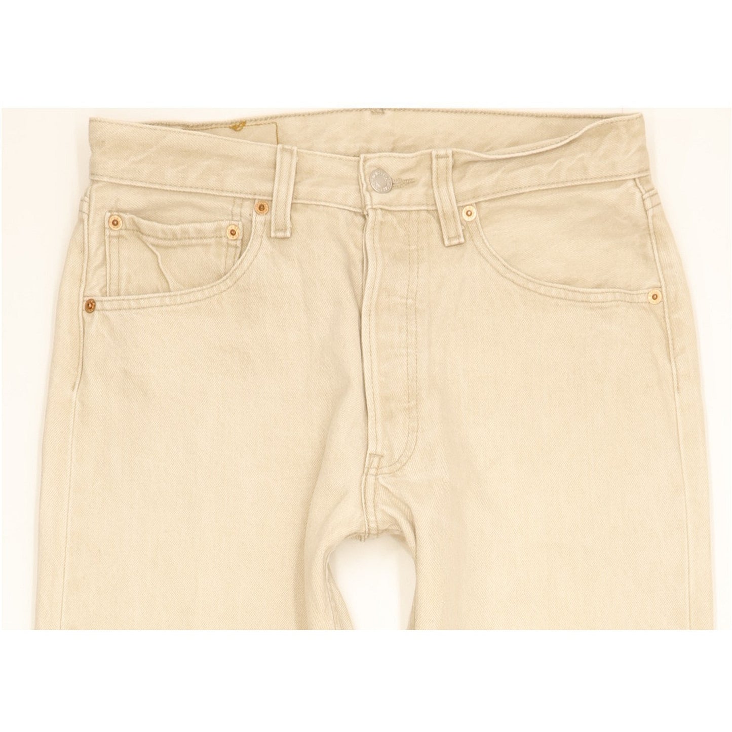 Levi's 501 Men Beige Straight Regular Jeans W31 L30