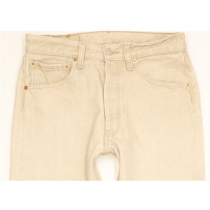 Levi's 501 Men Beige Straight Regular Jeans W31 L30