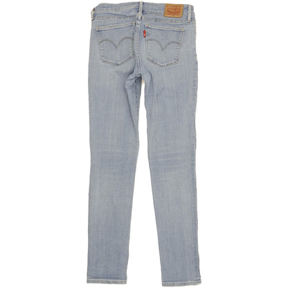 Levi's 711 Women Blue Skinny Slim Stretch Jeans W28 L29