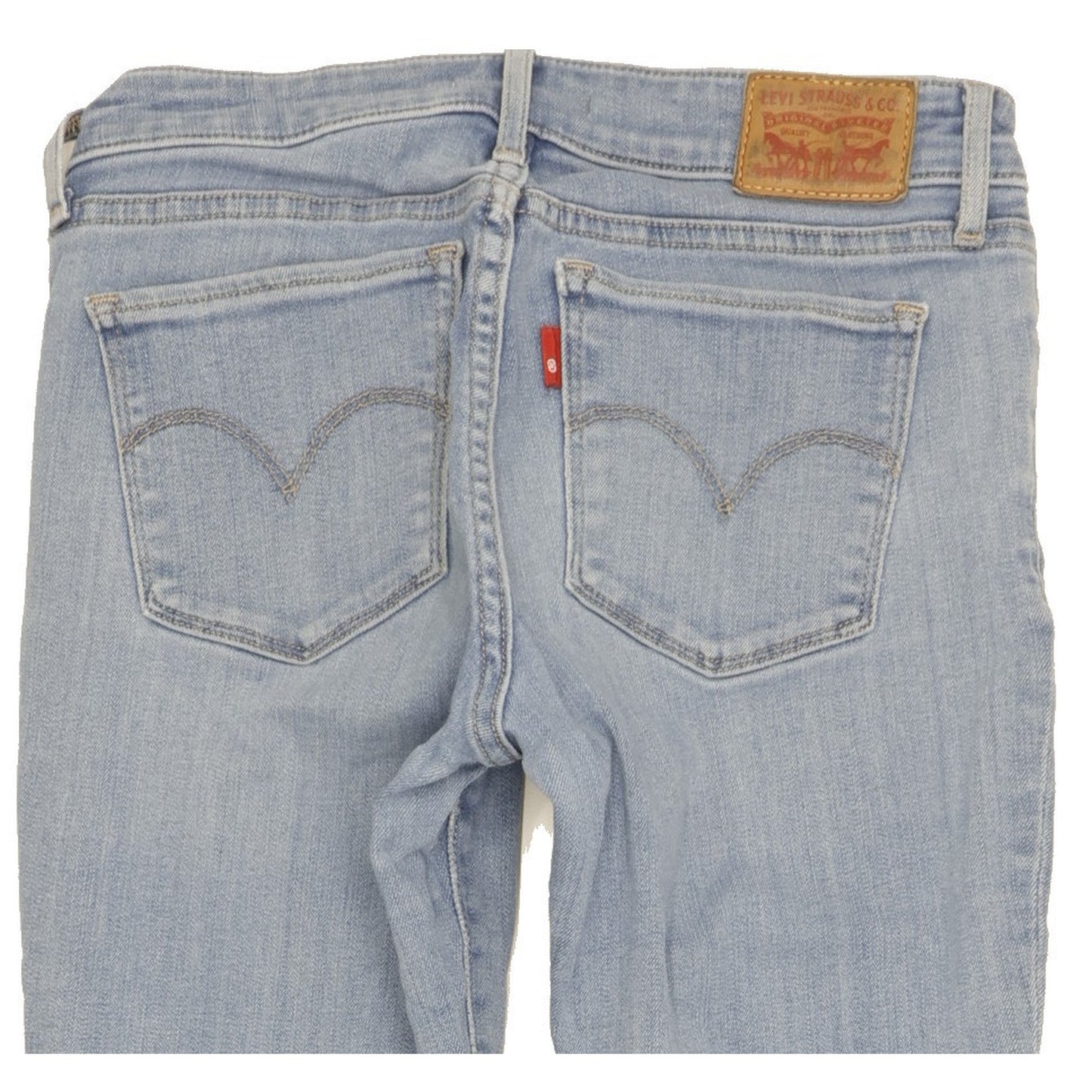Levi's 711 Women Blue Skinny Slim Stretch Jeans W28 L29