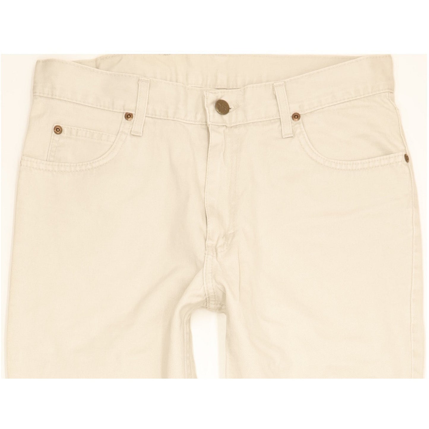 Lee Brooklyn Men Beige Straight Regular Jeans W31 L31