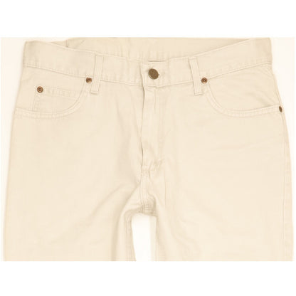 Lee Brooklyn Men Beige Straight Regular Jeans W31 L31