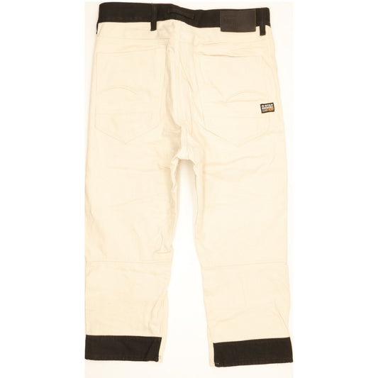 G-Star 5620 3D Men Beige Straight Regular Cropped Jeans W28 L28