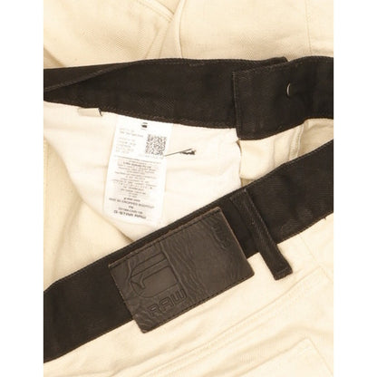 G-Star 5620 3D Men Beige Straight Regular Cropped Jeans W28 L28