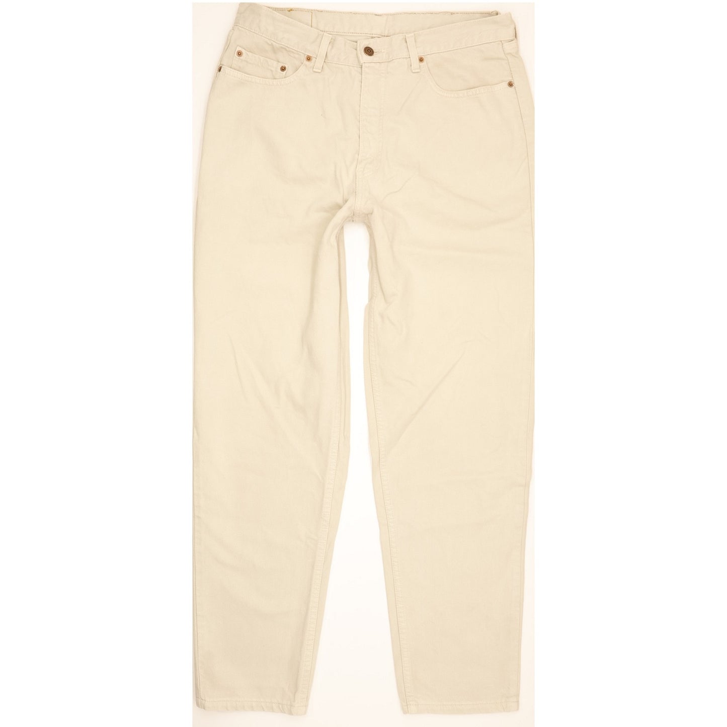 Levi's 626 Men Beige Tapered Regular Jeans W35 L31