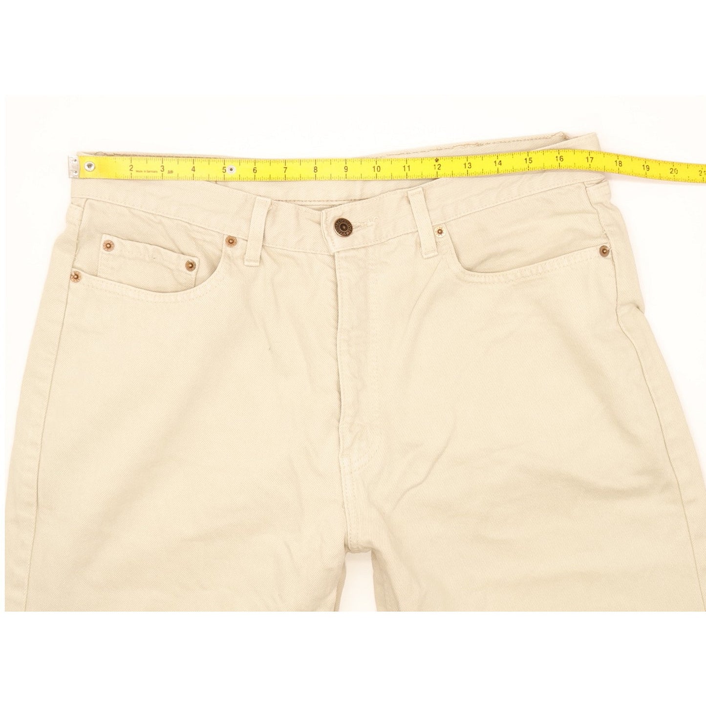 Levi's 626 Men Beige Tapered Regular Jeans W35 L31