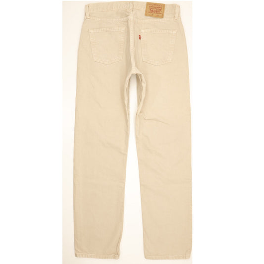Levi's 517 Men Beige Straight Regular Jeans W34 L33