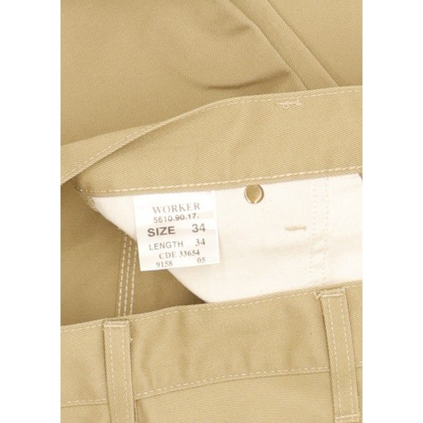 G-Star Worker Men Beige Straight Regular Jeans W34 L34