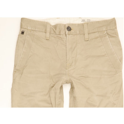G-Star Bronson Men Beige Straight Slim Chino Stretch Jeans W29 L29