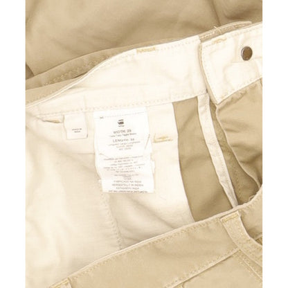 G-Star Bronson Men Beige Straight Slim Chino Stretch Jeans W29 L29