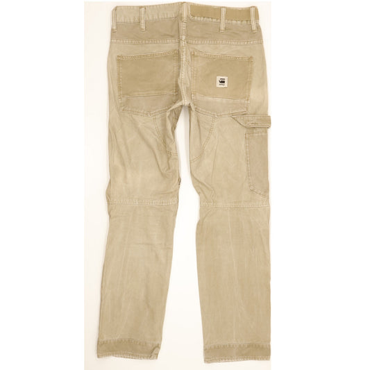 G-Star 5620 3D Men Beige Straight Regular Jeans W28 L30