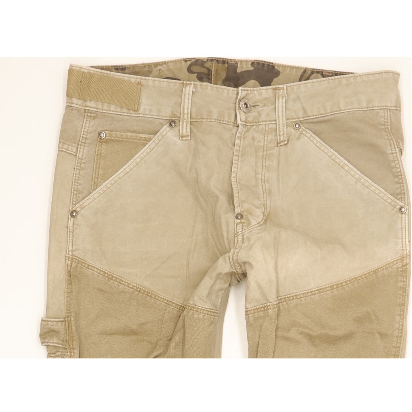 G-Star 5620 3D Men Beige Straight Regular Jeans W28 L30