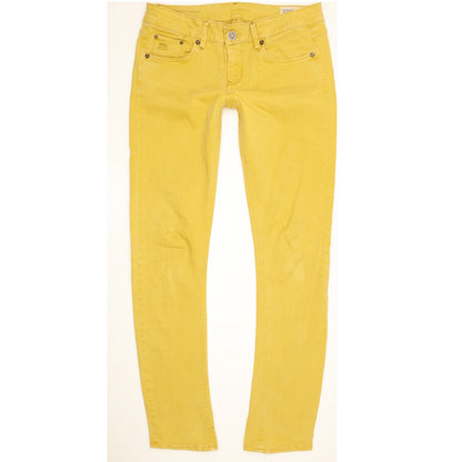 G-Star 3301 Women Yellow Skinny Slim Stretch Jeans W29 L32