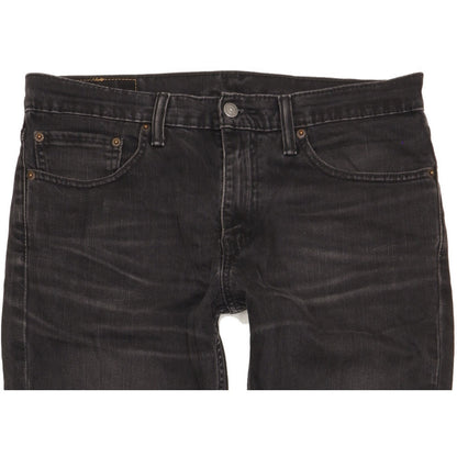 Levi's 511 Men Black Straight Slim Stretch Jeans W33 L34