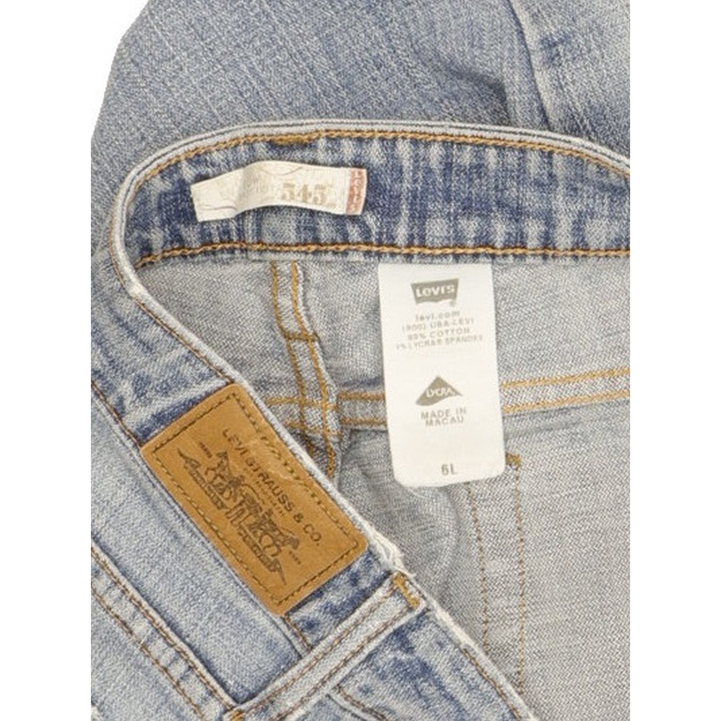Levi's 545 Women Blue Bootcut Slim Stretch Jeans W30 L33