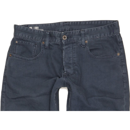 G-Star 3301 Men Blue Tapered Regular Stretch Jeans W32 L31