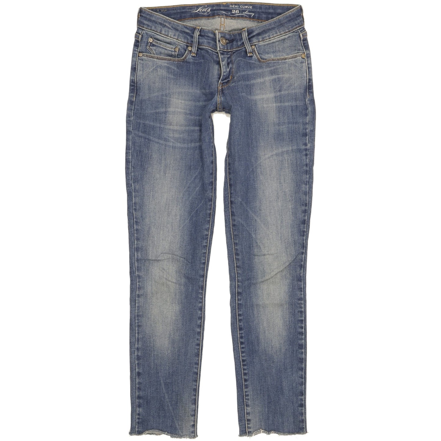 Levi's Demi Curve Women Blue Skinny Slim Stretch Jeans W26 L28