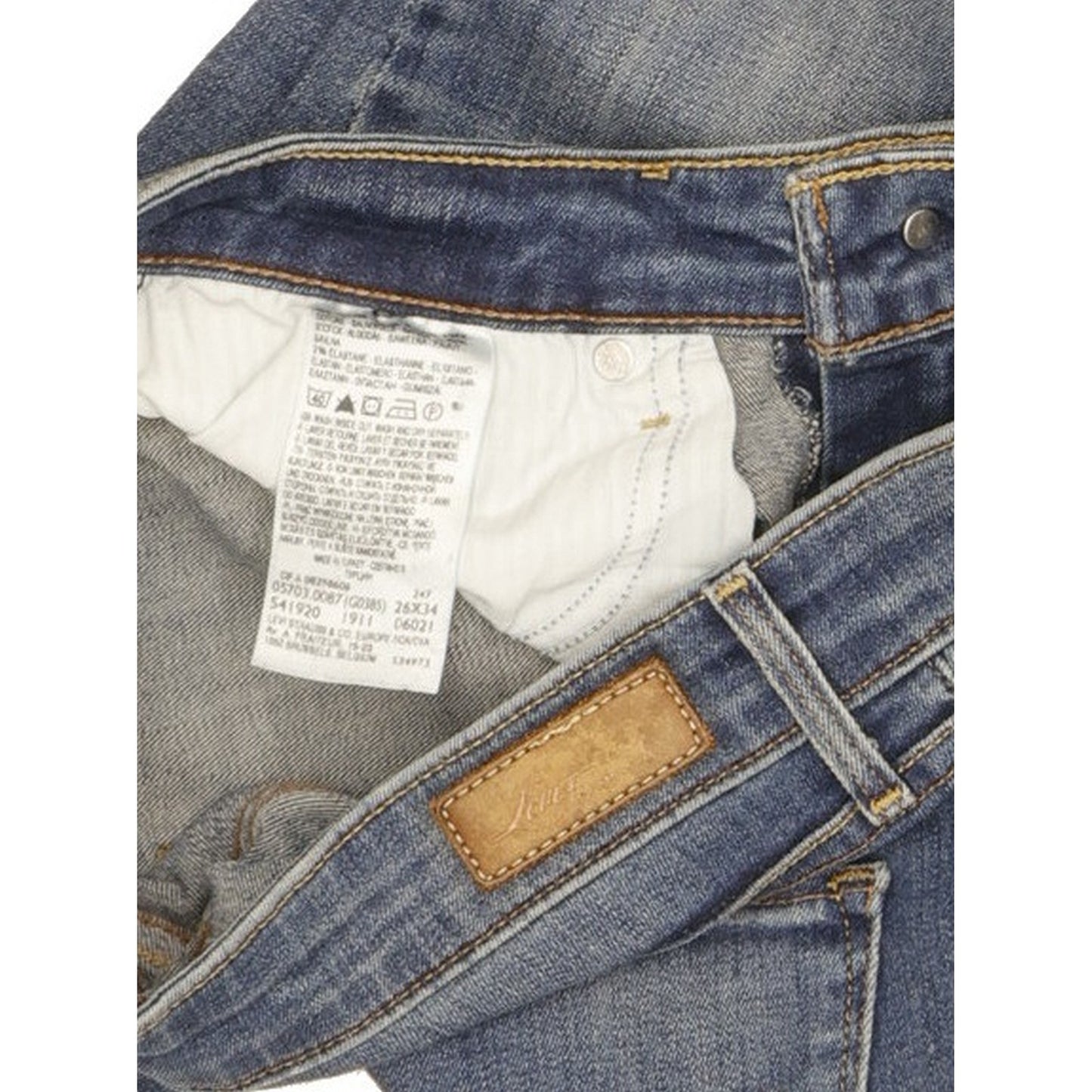 Levi's Demi Curve Women Blue Skinny Slim Stretch Jeans W26 L28