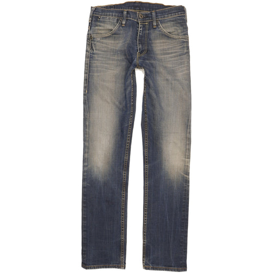 Levi's 504 Men Blue Straight Regular Stretch Jeans W30 L32