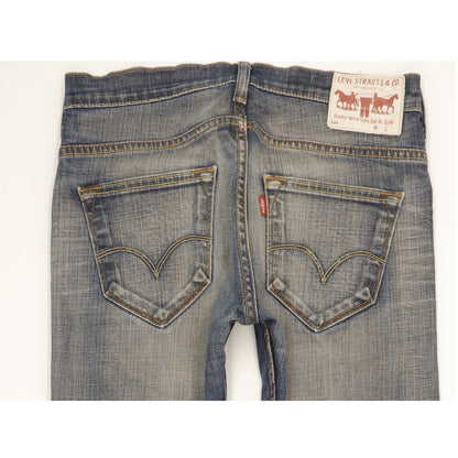 Levi's 504 Men Blue Straight Regular Stretch Jeans W30 L32