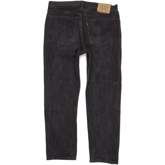Levi's 615 Men Black Straight Regular Jeans W37 L29