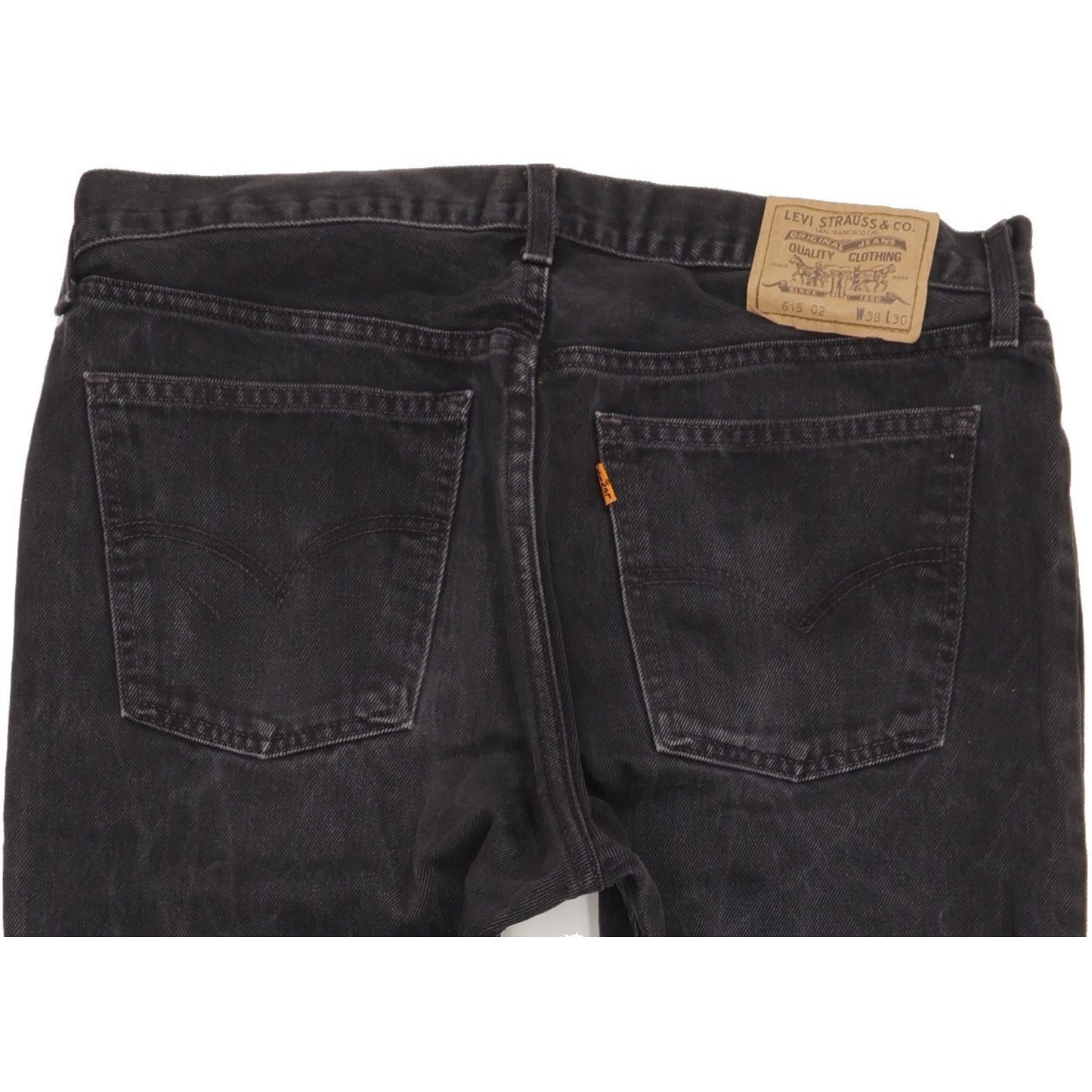 Levi's 615 Men Black Straight Regular Jeans W37 L29