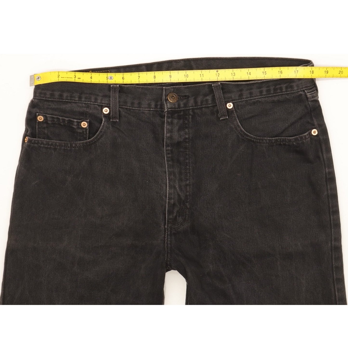Levi's 615 Men Black Straight Regular Jeans W37 L29