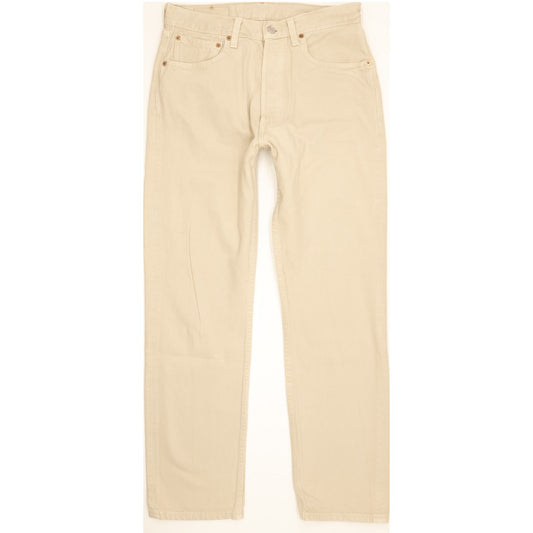 Levi's 501 Men Beige Straight Regular Jeans W31 L30