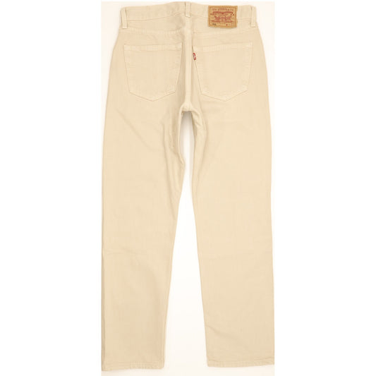 Levi's 501 Men Beige Straight Regular Jeans W31 L30
