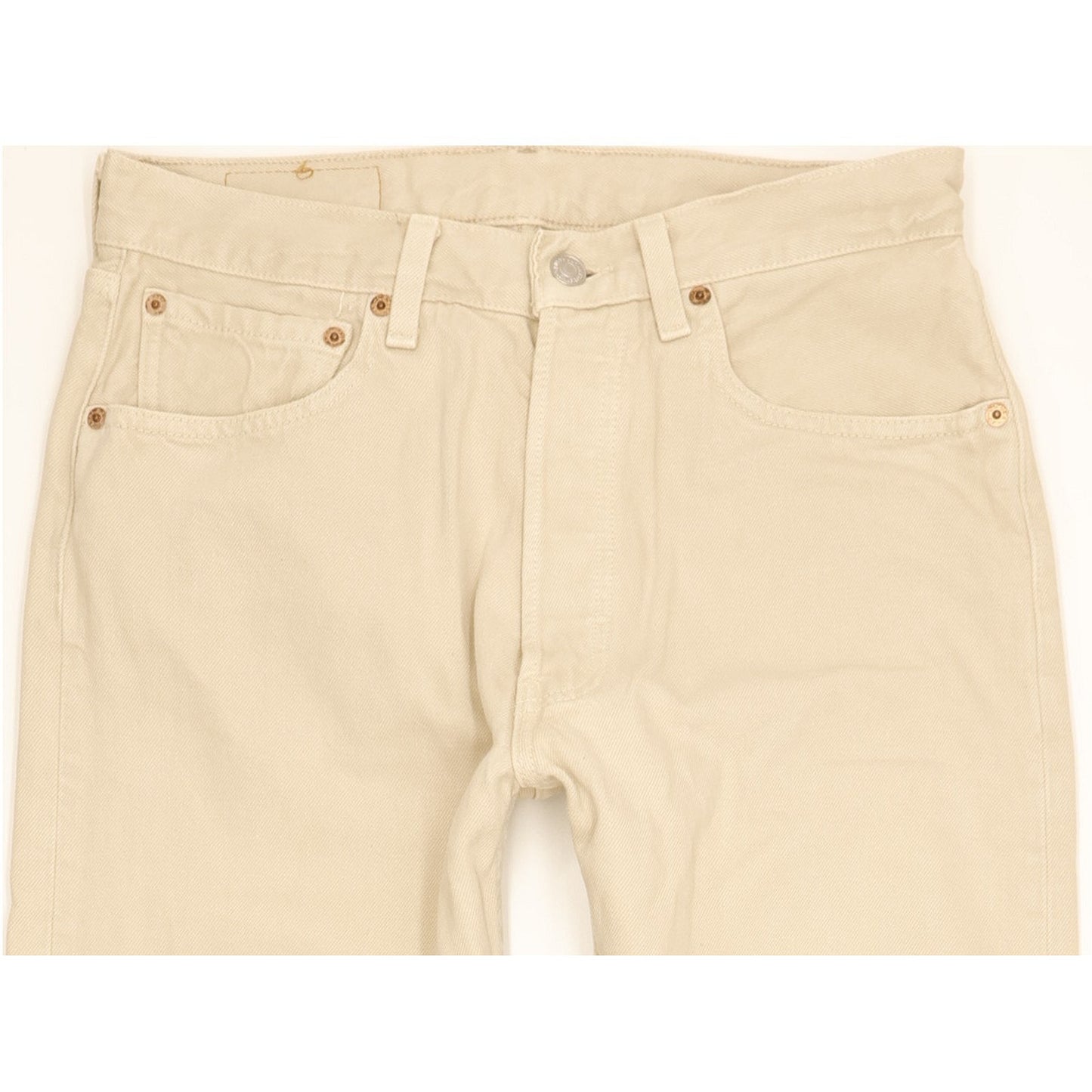 Levi's 501 Men Beige Straight Regular Jeans W31 L30